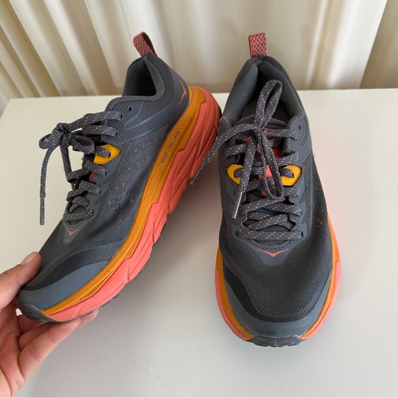 Hoka Women's Challenger ATR 6 Mesh Castlerock Camellia Hiking Shoes Size 7.5 - Picture 3 of 7